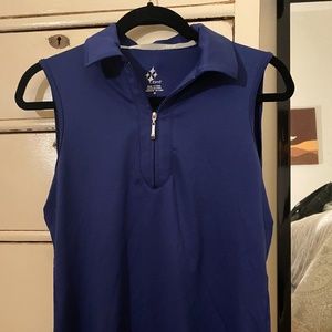Quarter Zip Tank Top